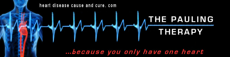 The Pauling therapy for heart disease is vitamin C, lysine, proline in the proper combinations